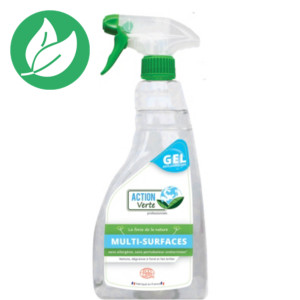 ACTION VERTE Gel dégraissant écologique multi-surfaces, vaporisateur de 750ml ACTION VERTE Gel dégraissant écologique multi-surfaces, vaporisateur de 750ml
