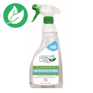 ACTION VERTE Nettoyant écologique vitres et surfaces en gel, vaporisateur de 750ml ACTION VERTE Nettoyant écologique vitres et surfaces en gel, vaporisateur de 750ml