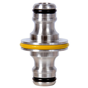 Adaptateur métallique double mâle Hozelock pour tuyau d'arrosage Adaptateur métallique double mâle Hozelock pour tuyau d'arrosage