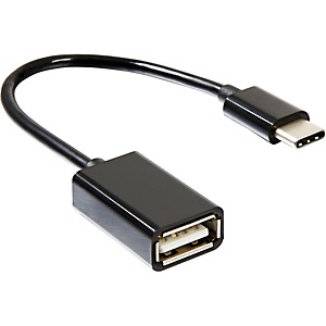 Adattatore USB-C / USB-A femmina, Nero