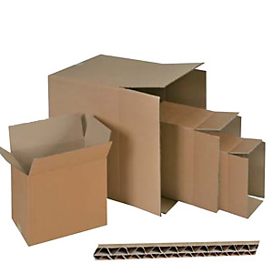 ADDA Scatola in cartone per imballo - onda doppia - color avana - 430x304x273 mm ADDA Scatola in cartone per imballo - onda doppia - color avana - 430x304x273 mm
