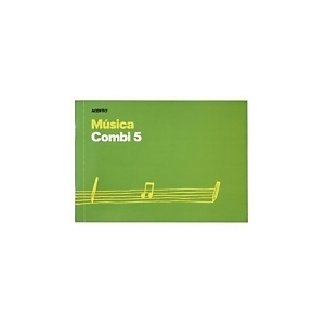 ADDITIO Bloc de Música Combi, 5 Pentagramas, 24 x 17 cm y hojas microperforadas, apaisado