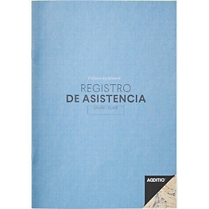 ADDITIO Cuaderno profesor, registro de asitencia, 195 x 285 mm, colores surtidos, castellano