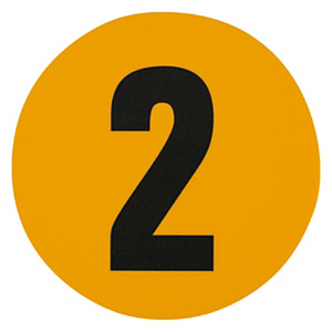 Adesivos com numeração para sinalização do chão Adesivos com numeração para sinalização do chão