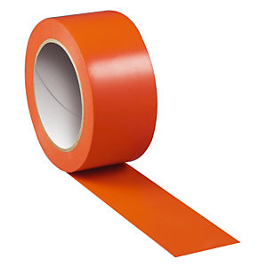 Adhésif PVC orange, protection réparation, le lot de 6 rouleaux