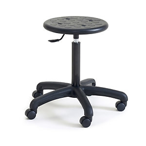 Adjustable cushioned polyurethane stool