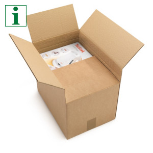 Adjustable double wall cardboard boxes