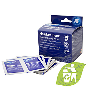 AF CLEANING Salviette Headset-Clene per la pulizia delle cuffie (confezione 50 pezzi) AF CLEANING Salviette Headset-Clene per la pulizia delle cuffie (confezione 50 pezzi)