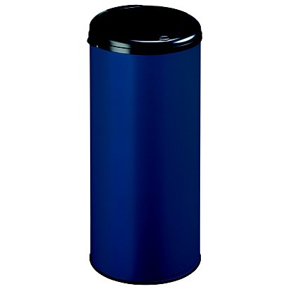 Afvalbak met hand opening - 45l - handtouch - blauw 5001 mat glad