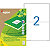 AGIPA 102650 Etiquettes blanches recyclées multi-usage 199,6 x 143,5 mm - Boîte de 200 - 1