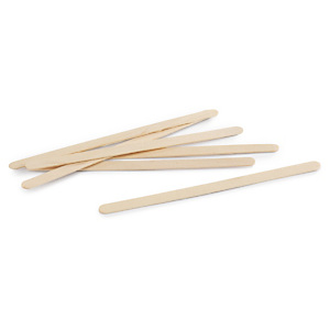 Agitateurs bois en boîte distributrice