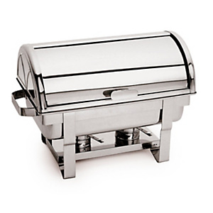 AGNELLI Chafing dish con mezzo coperchio rotante a scomparsa, Acciaio inox, 64,3 x 40 x 63 cm AGNELLI Chafing dish con mezzo coperchio rotante a scomparsa, Acciaio inox, 64,3 x 40 x 63 cm