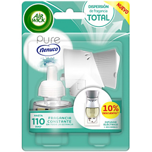 AIR WICK ambientador eléctrico Frescor de colonia Nenuco aparato + recambio AIR WICK ambientador eléctrico Frescor de colonia Nenuco aparato + recambio