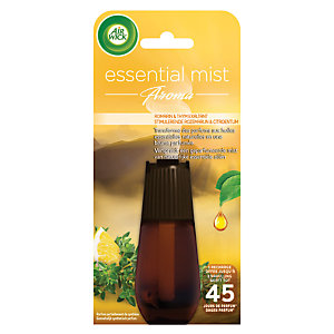 AIR WICK Recharge pour diffuseur de parfum Essential Mist romarin-thym 20 ml