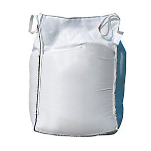 AIRBANK Big Bag con liner in polietilene, Fondo chiuso, Capacità 1.000 l, 90 x 90 x 120 cm