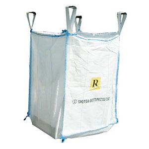 AIRBANK Big bag Omologato UN, Fondo chiuso, Capacità 1.000 l, 90 x 90 x 120 cm