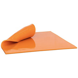AIRBANK Tappeto copritombino ad alta visibilità, 46 x 46 cm, Arancione