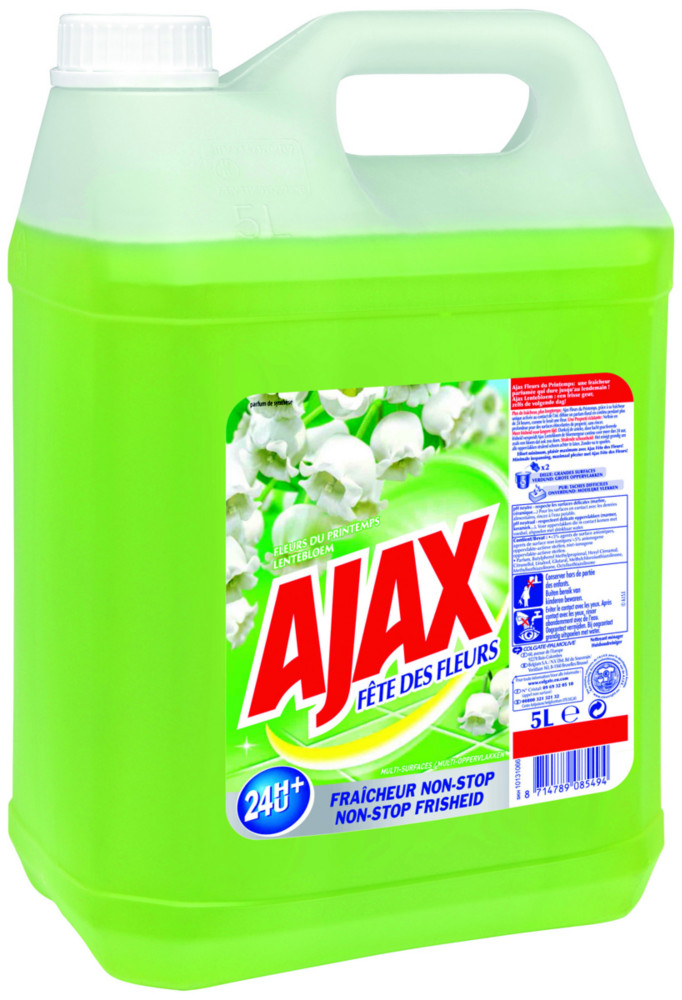 Ajax Produit nettoyant multi-surfaces - Fête des Fleurs de Printemps - Bidon de 5 L