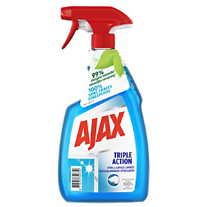 Ajax Triple Action Nettoyant vitres bleu - Spray 750 ml