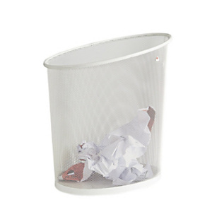 Alba Cestino gettacarta, Linea Mesh, 35,5 x 24 x 39 cm, Bianco Alba Cestino gettacarta, Linea Mesh, 35,5 x 24 x 39 cm, Bianco