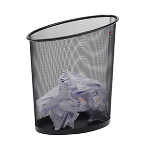 Alba Cestino gettacarta, Linea Mesh, 35,5 x 24 x 39 cm, Nero Alba Cestino gettacarta, Linea Mesh, 35,5 x 24 x 39 cm, Nero