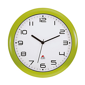 Alba Easy Time Orologio da parete, Cornice Verde Alba Easy Time Orologio da parete, Cornice Verde