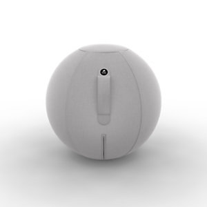 Alba Ergo Ball - Siège ballon ergonomique pour bureau - Housse tissu Gris