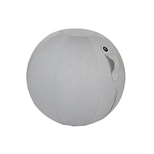 Alba Ergo Ball - Siège ballon ergonomique pour bureau - Housse tissu Gris