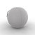 Alba Ergo Ball - Siège ballon ergonomique pour bureau - Housse tissu Gris - 4