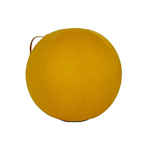 Alba Ergo Ball - Siège ballon ergonomique pour bureau - Housse tissu Jaune Safran