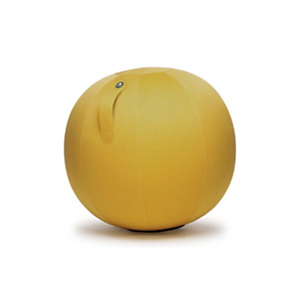 Alba Ergoball Bola ergonómica fisioterapeútica, tejido poliéster, 65 cm, amarillo Alba Ergoball Bola ergonómica fisioterapeútica, tejido poliéster, 65 cm, amarillo