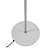 Alba Fluoring Lámpara de pie LED, acero y tambor cromado, 31 x 185 x 35,5 cm, blanco - 2