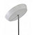 Alba Fluoring Lámpara de pie LED, acero y tambor cromado, 31 x 185 x 35,5 cm, blanco - 3