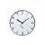Alba Horclas Reloj analógico de pared, gris con fondo blanco - 1