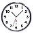 Alba Horloge murale extérieure radio pilotée Hora à quartz - Diamètre 35,5 cm - Blanc - 1
