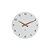 Alba Horloge murale Hormilena en bois - Diamètre 30 cm - Blanc - 1