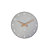 Alba Horloge murale Hormilena en bois - Diamètre 30 cm - Gris - 1