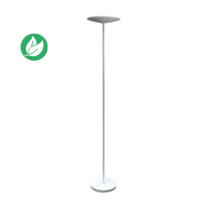 Alba Lampadaire LED Slim BC - LED intégrée - 30 W - Variateur d'intensité - Acier - Blanc Alba Lampadaire LED Slim BC - LED intégrée - 30 W - Variateur d'intensité - Acier - Blanc