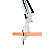 Alba Lampe de bureau Architecte - Ampoule Led E27 - 20W - Double bras articulé - Tête orientable - Blanc - 3