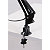 Alba Lampe de bureau Architecte - Ampoule Led E27 - 20W - Double bras articulé - Tête orientable - Noir - 3