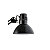 Alba Lampe de bureau Architecte - Ampoule Led E27 - 20W - Double bras articulé - Tête orientable - Noir - 11