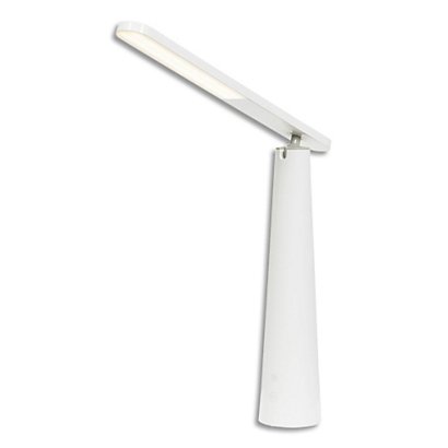 ALBA Lampe LEDTUBE ss fil ABS glossy 3 niv température Hauteur:42 cm Tête:35x4 cm Base:Ø7x30 cm. Blanche