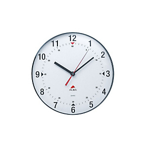 Alba Orologio da parete Clas, Ø 25 cm, Quadrante bianco/Cornice grigio Alba Orologio da parete Clas, Ø 25 cm, Quadrante bianco/Cornice grigio