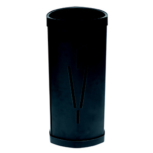 Alba Paragüero triangular de aluminio, negro Alba Paragüero triangular de aluminio, negro