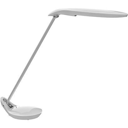 Alba Poppins Flexo LED, acero y ABS, blanco - 1