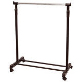 Alba Portant à vêtements mobile, plastique et acier, 180 x 82 x 42 cm, noir et gris Alba Portant à vêtements mobile, plastique et acier, 180 x 82 x 42 cm, noir et gris