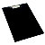 Alba Porte bloc à pince Clapin, avec rabat en PVC - Noir - 2