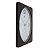 Alba Reloj de pared negro con fondo blanco - 3