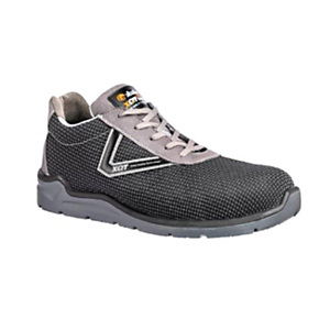 ALBA&N Scarpa da lavoro antinfortunistica bassa P1253CK S3 SRC, Taglia 41, Nero/Grigio (paio)