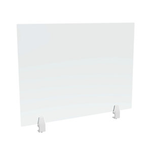 Alba Separador de escritorio de metacrilato transparente de 60 (an) x 61 (alt) cm y 3 mm de espesor